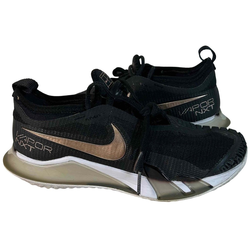 Nike Vapor NXT Black Rose Gold Tennis Shoes Womens Size 6